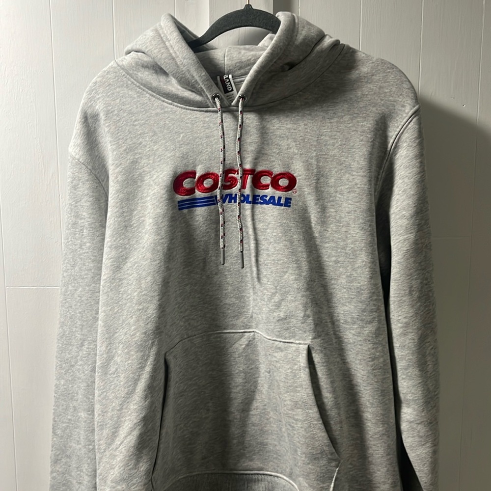 grey costco hoodie men’s large